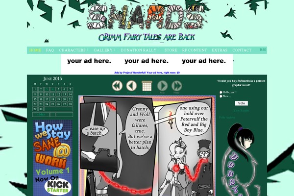 ComicPress theme site design template sample