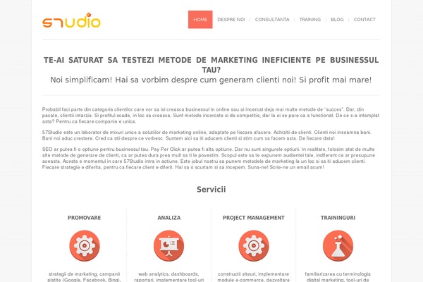 Bigbang theme site design template sample