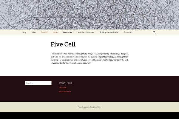 Twenty Thirteen theme site design template sample