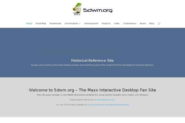 5dwm.org site used Divi2.7