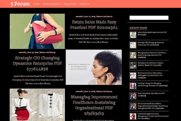 Engross theme site design template sample