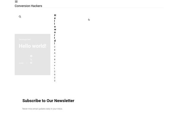 Authentic theme site design template sample