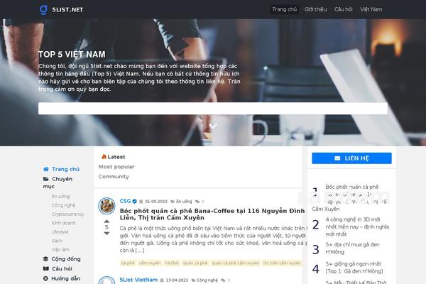 Cv theme site design template sample