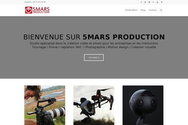 iMagPress theme site design template sample