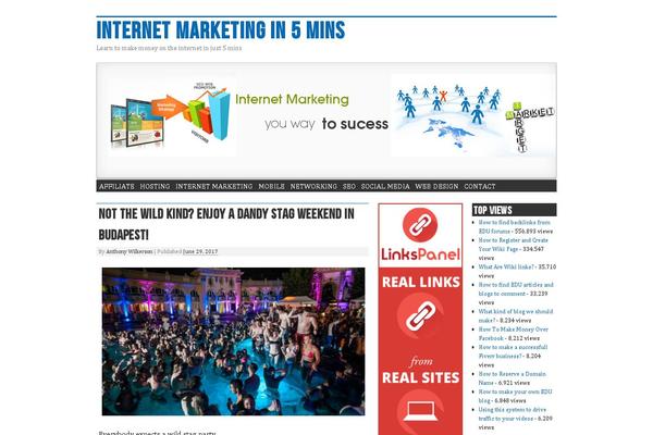 5mins.org site used nano blogger