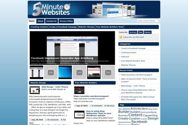 5minutewebsites.com site used Wp-chatter-prem