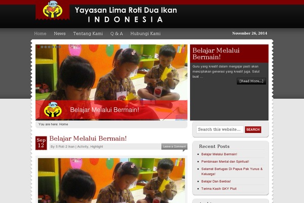 Site using Srizon Facebook Album plugin