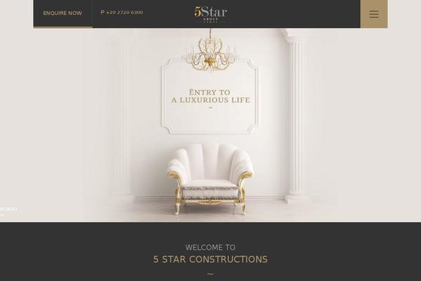Fivestar theme site design template sample