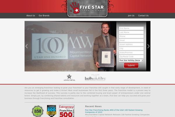 5starfranchising.com site used Fsf
