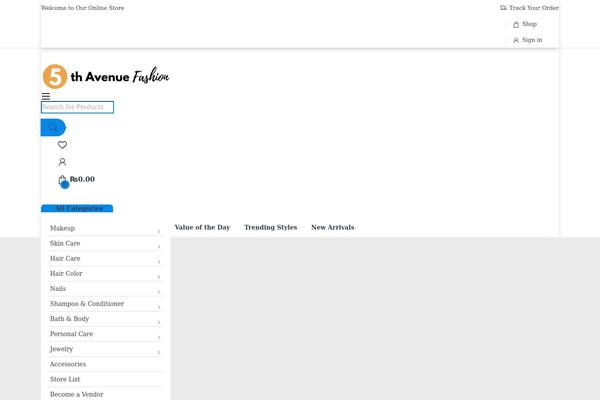 Site using Wc-frontend-manager plugin