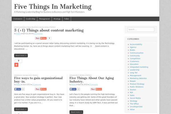 Magazine Basic theme site design template sample