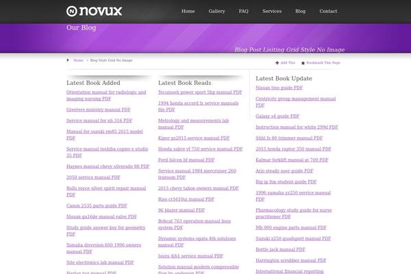 Wp Davinci theme site design template sample