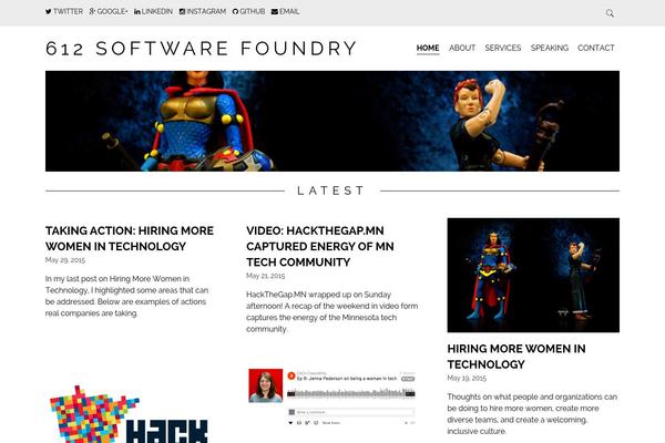Simply Read theme site design template sample
