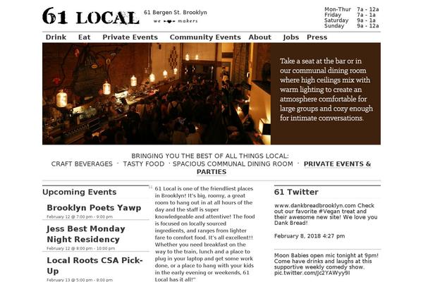 Site using Foodpress plugin