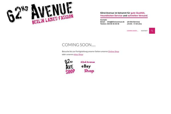Twenty Fourteen theme site design template sample