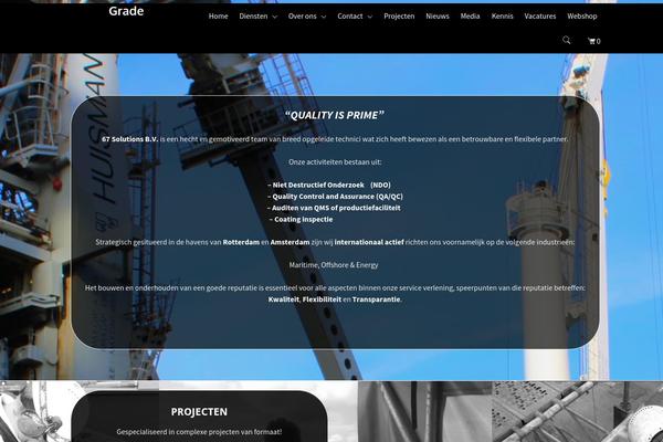 Site using Grade_vc_addon plugin
