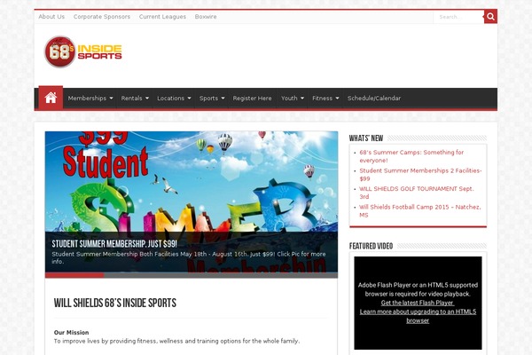 Sahifa theme site design template sample