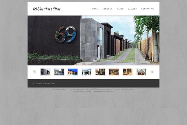 Dandelion theme site design template sample