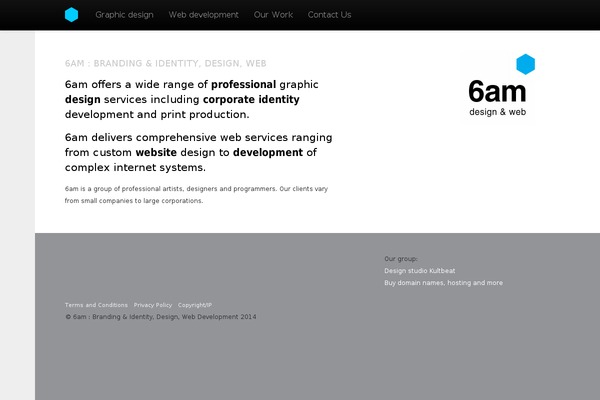 Verve theme site design template sample