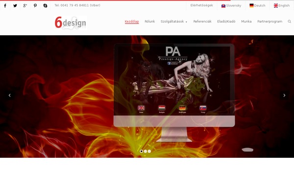 Limitless theme site design template sample
