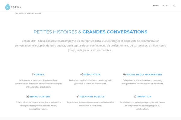 Unicon-child theme site design template sample