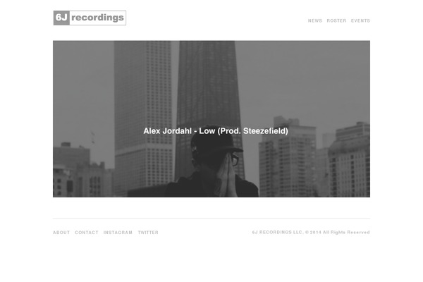 Immersion theme site design template sample