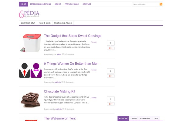 Freshlife theme site design template sample