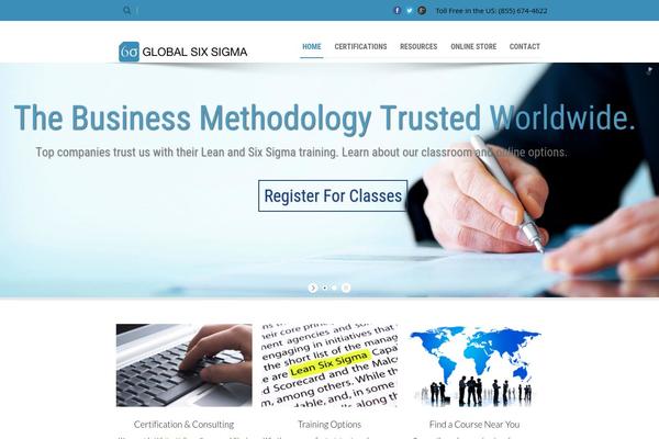 Maxima theme site design template sample