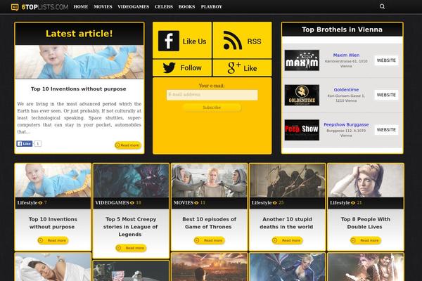 Clippy theme site design template sample