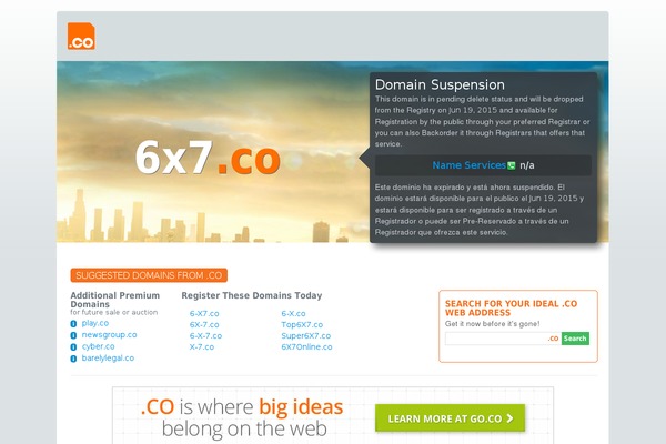 6x7.co site used Maximize