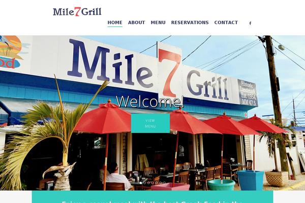 Grain theme site design template sample