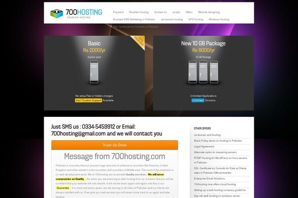 Hostme theme site design template sample