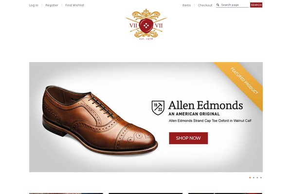 Standard theme site design template sample