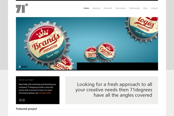 The Agency theme site design template sample