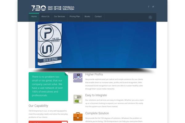 Flux theme site design template sample