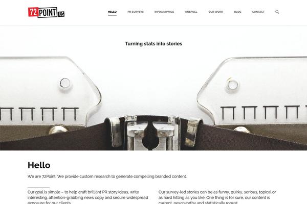 Shadow theme site design template sample