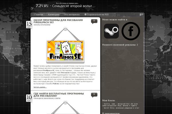 Alpha theme site design template sample