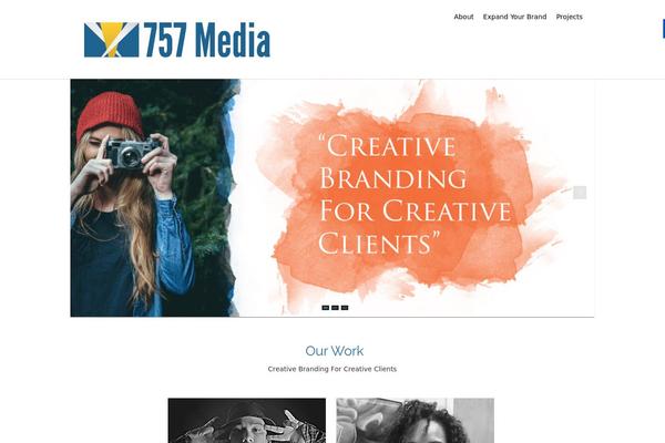Hathor theme site design template sample