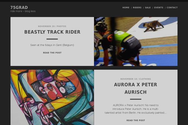 Tracks theme site design template sample