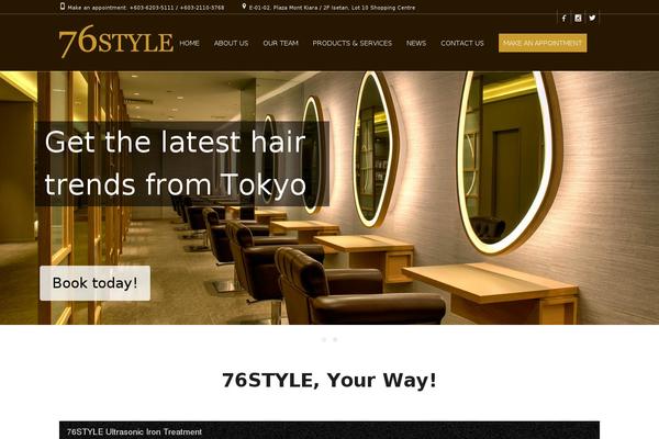 Coiffeur theme site design template sample