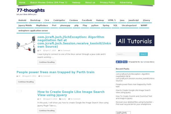 MesoColumn theme site design template sample