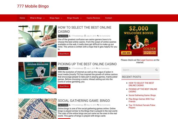 RedWaves Lite theme site design template sample