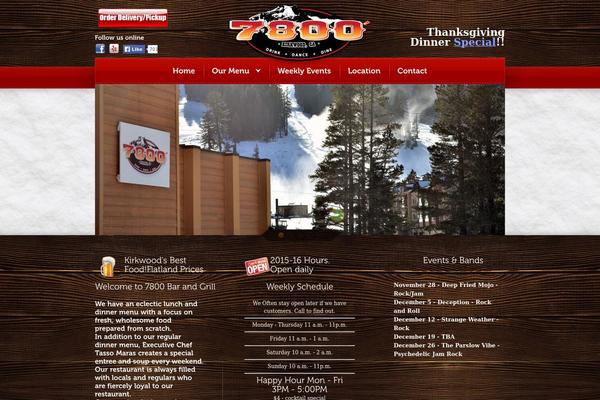 Bordeaux theme site design template sample