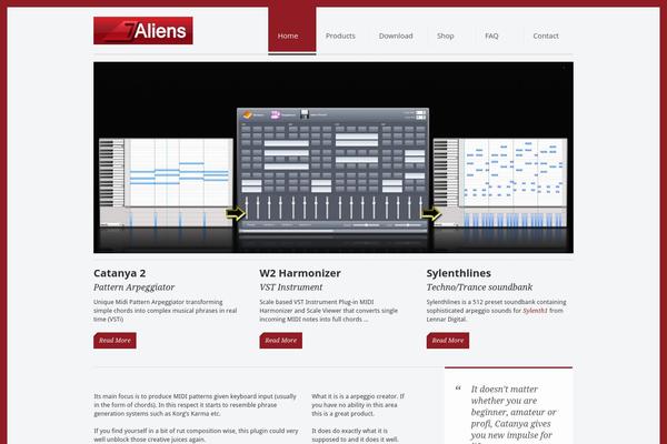 Echolake theme site design template sample