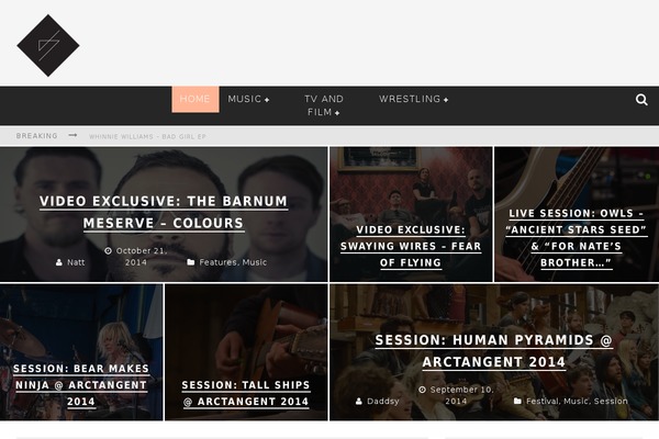 Valenti theme site design template sample