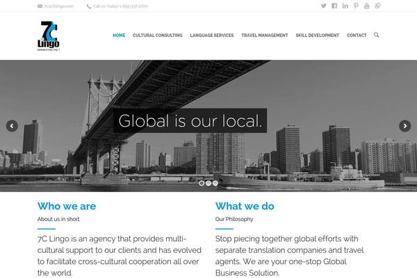 Shadow theme site design template sample