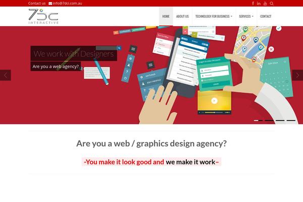 Fade theme site design template sample