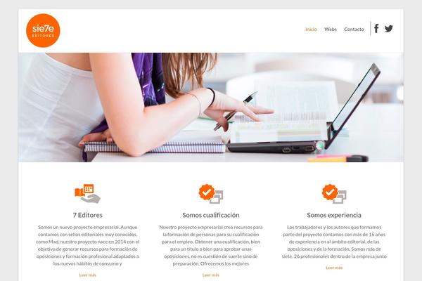Spacious Child theme site design template sample