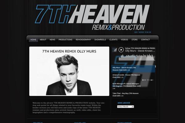 Nightclubbing theme site design template sample