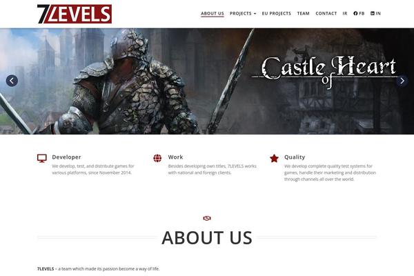 Integral theme site design template sample